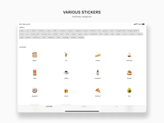 Riff - simple sticker maker iPad  स्क्रीनशॉट