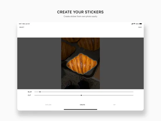 Riff - simple sticker maker iPad  स्क्रीनशॉट