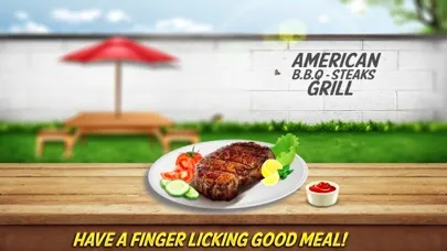 Capturas de tela do American BBQ steak & skewers grill : Outdoor barbecue cooking simulator free game