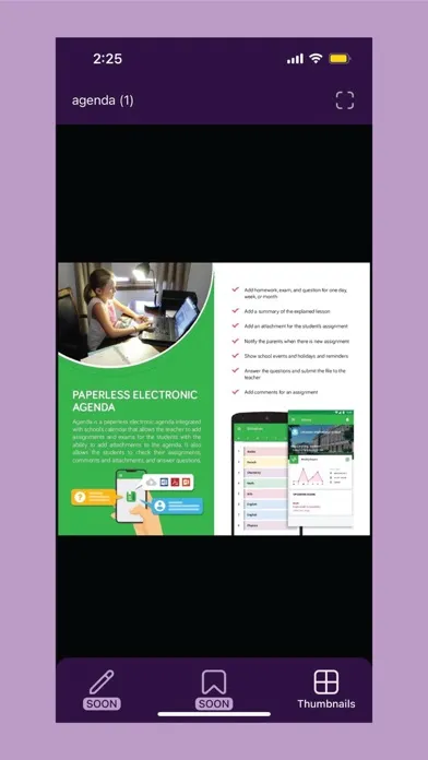 Ảnh chụp màn hình của eSchool Content