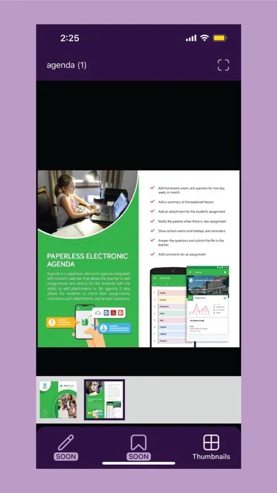Ảnh chụp màn hình của eSchool Content