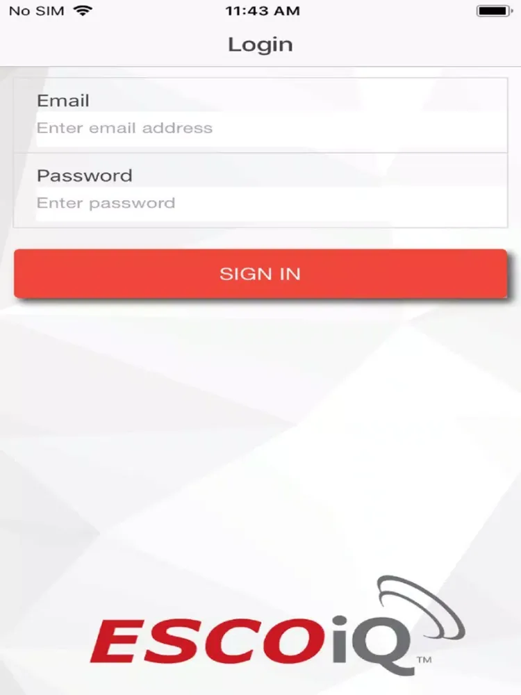 Captures d'écran de ESCO® Mobile Asset Management iPad 