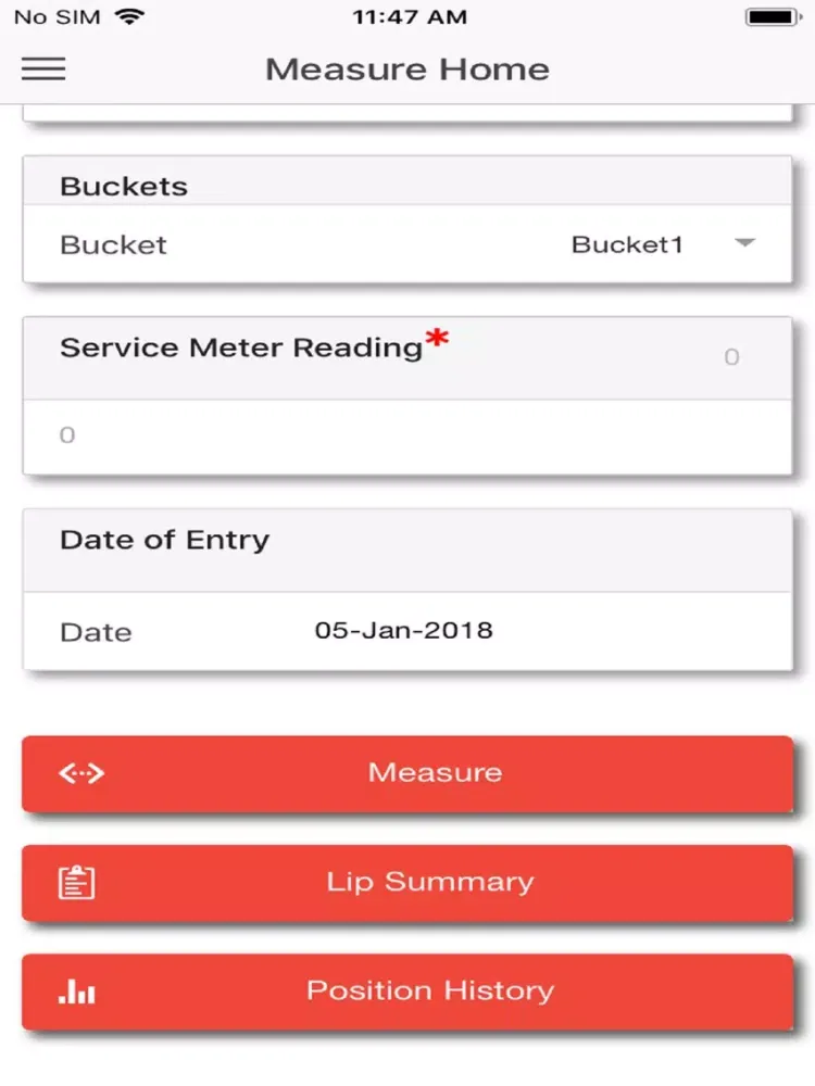 Captures d'écran de ESCO® Mobile Asset Management iPad 