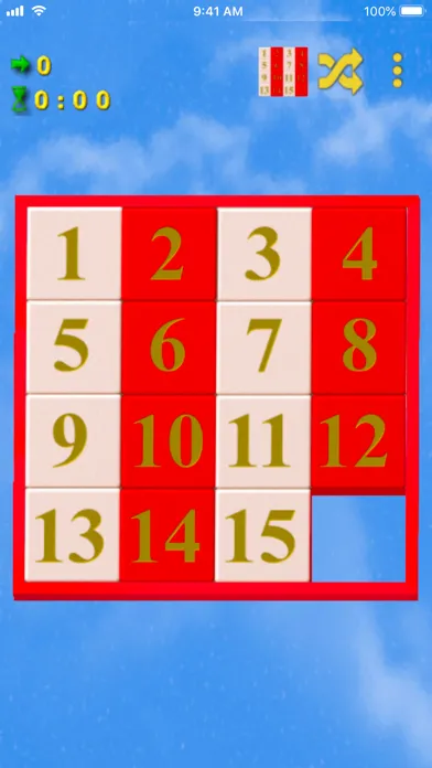 Captures d'écran de Fifteen puzzle!