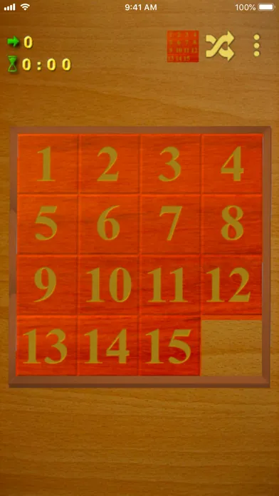 Captures d'écran de Fifteen puzzle!