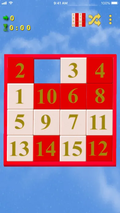 Captures d'écran de Fifteen puzzle!