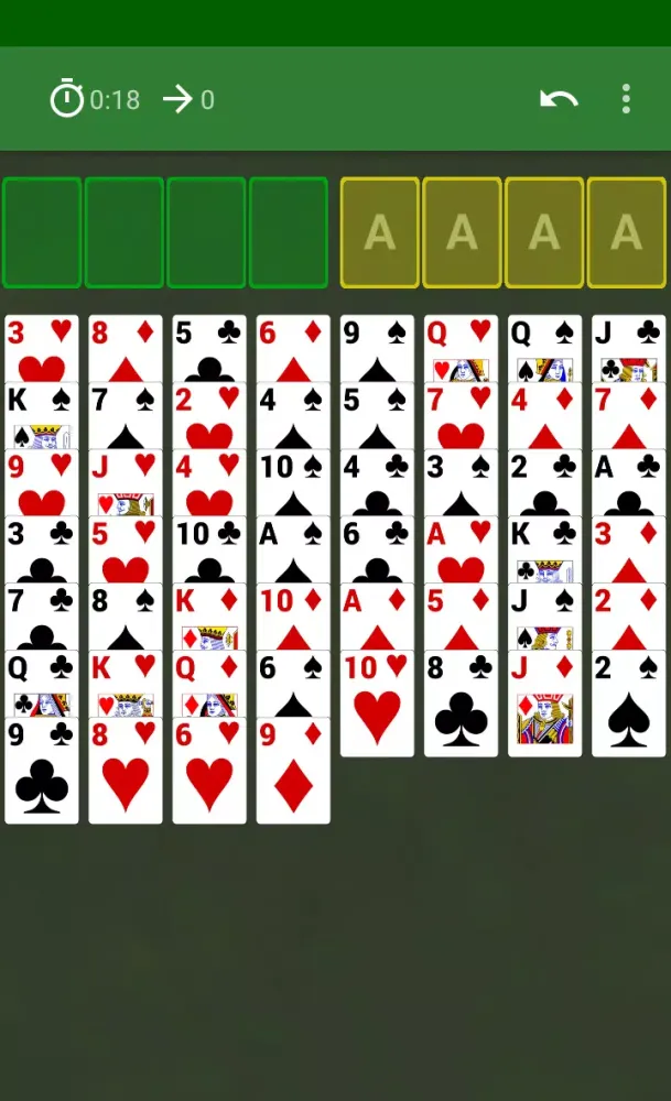 FreeCell Ekran Görüntüleri