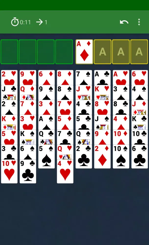 FreeCell Ekran Görüntüleri