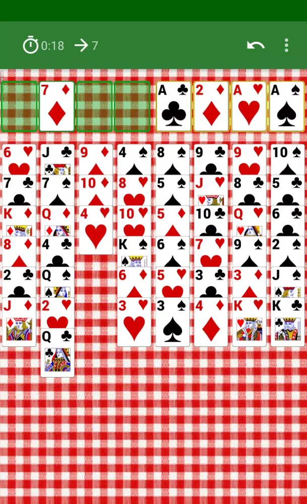 FreeCell Ekran Görüntüleri