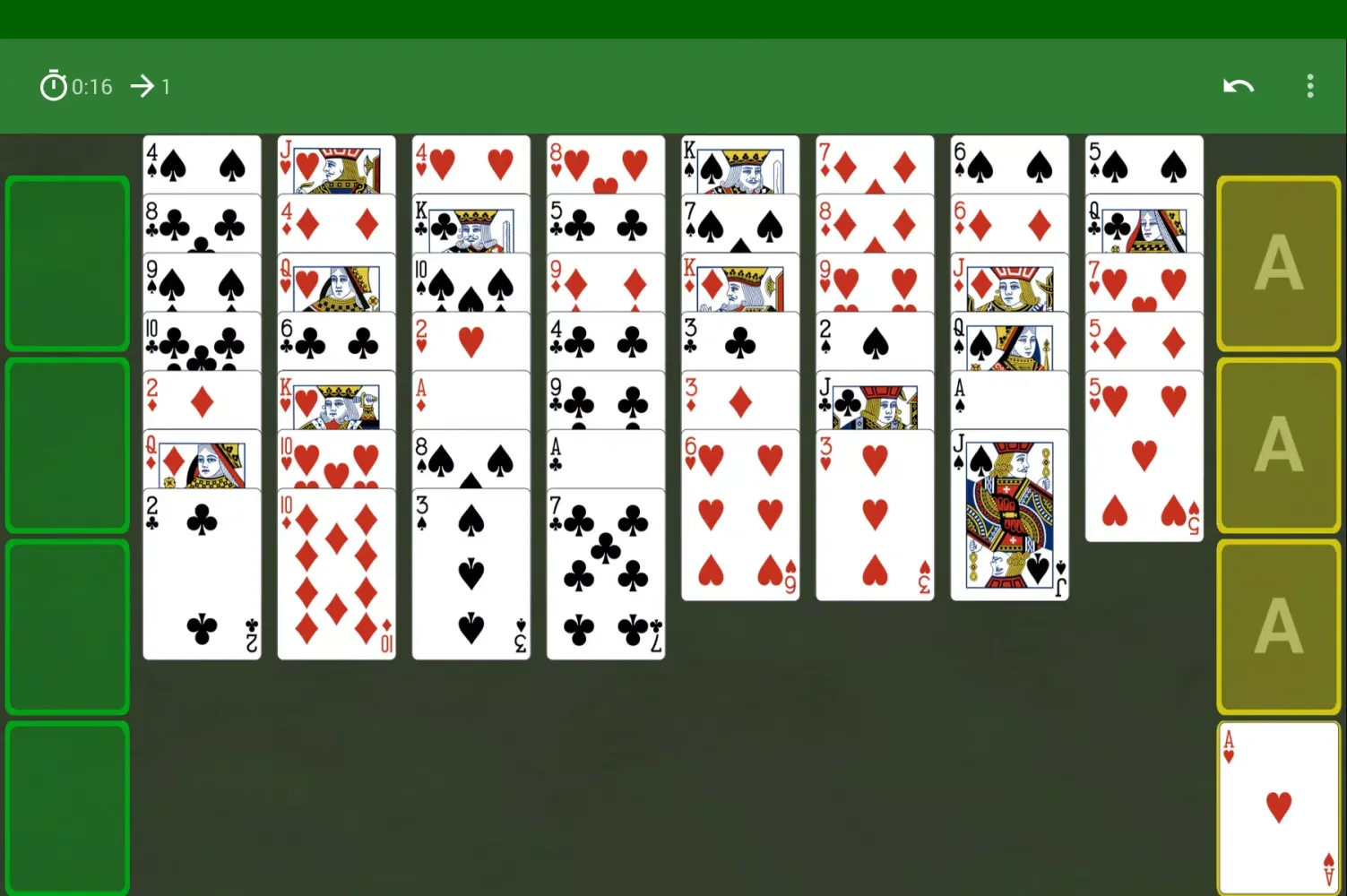 FreeCell Ekran Görüntüleri