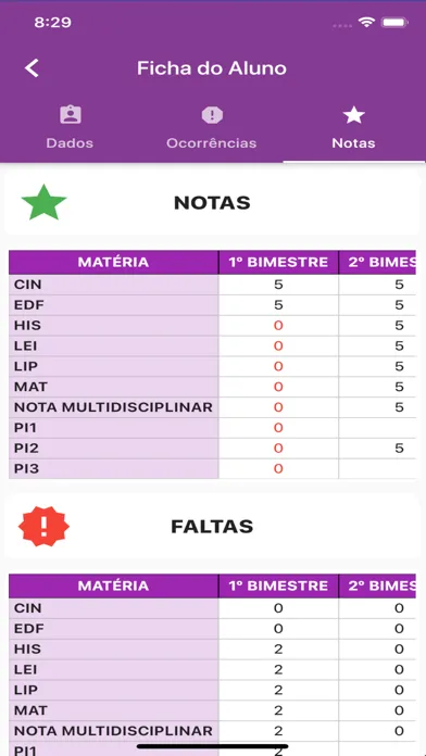 Minha Nota Educa ADM Screenshots
