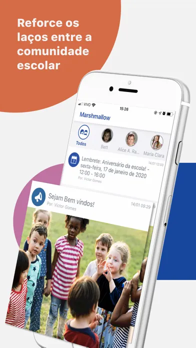 Скриншоты Escola App
