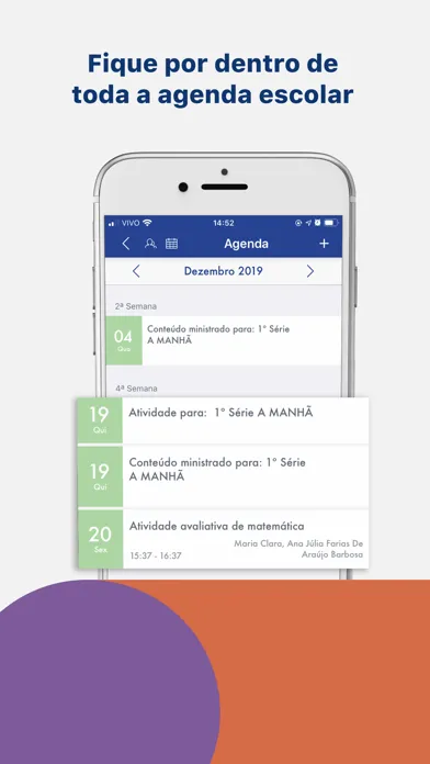 Скриншоты Escola App