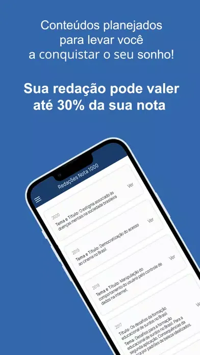 Capturas de pantalla de Escreva Bem Redação do Enem