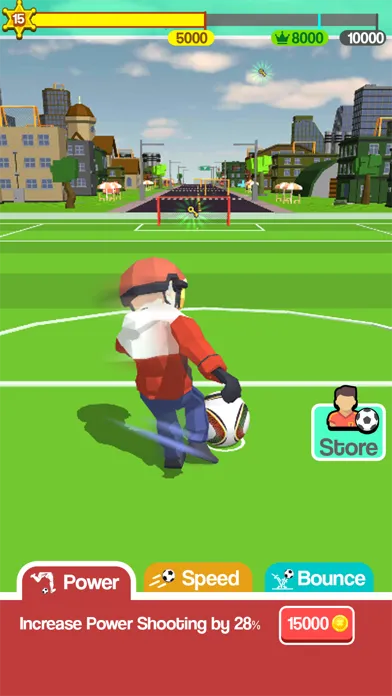 Tangkapan layar Football Kick Soccer Shot