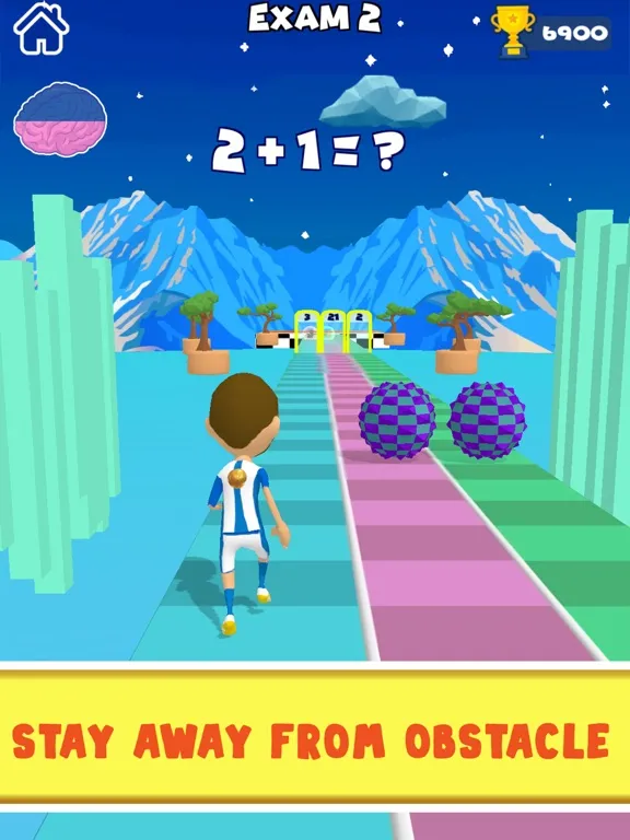 Zrzuty ekranu Brain Math Run 3D iPad 