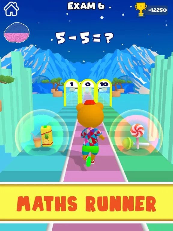 Zrzuty ekranu Brain Math Run 3D iPad 