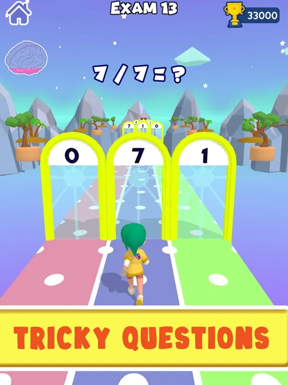 Zrzuty ekranu Brain Math Run 3D iPad 