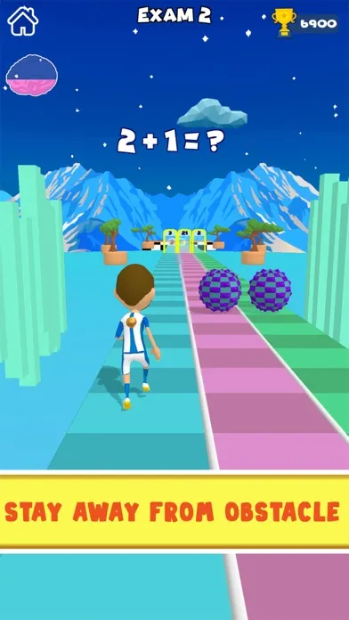 Zrzuty ekranu Brain Math Run 3D