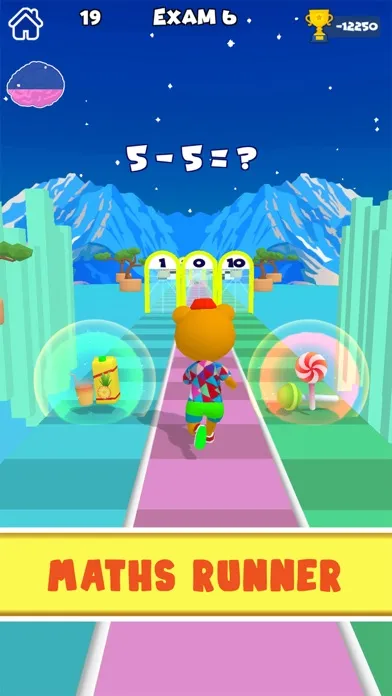 Zrzuty ekranu Brain Math Run 3D