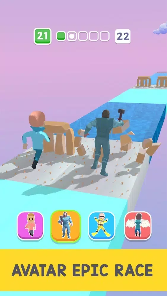 Captures d'écran de Avatar Transform Race