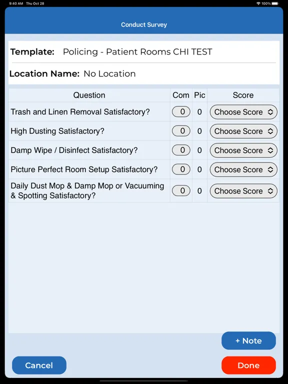 Capturas de pantalla de Survey Optimizer Mobile iPad 