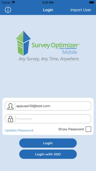 Capturas de pantalla de Survey Optimizer Mobile