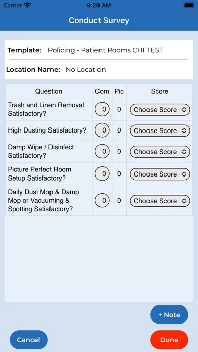 Capturas de pantalla de Survey Optimizer Mobile