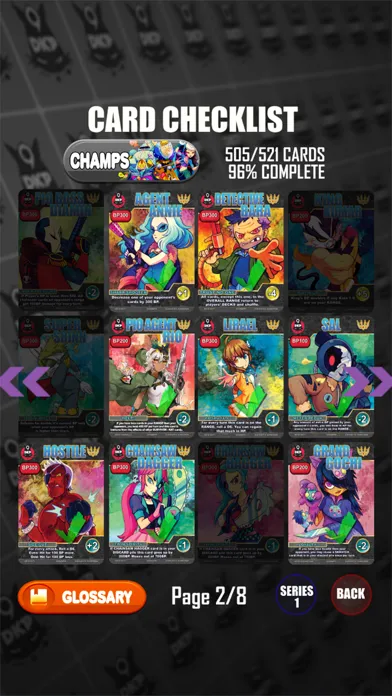 Tangkapan layar 9DKP Digital TCG Companion