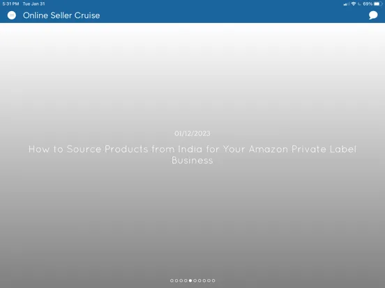 Online Seller Cruise iPad  Ekran Görüntüleri