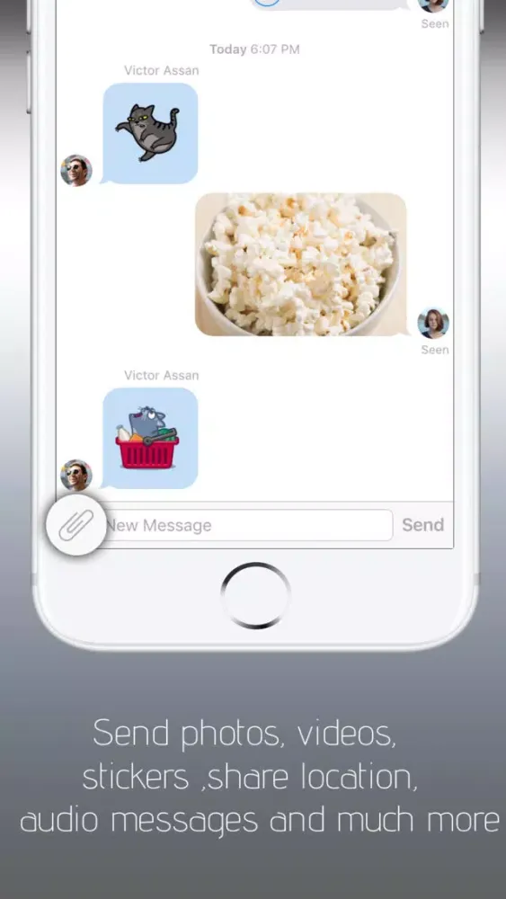 Capturas de pantalla de Messenger X