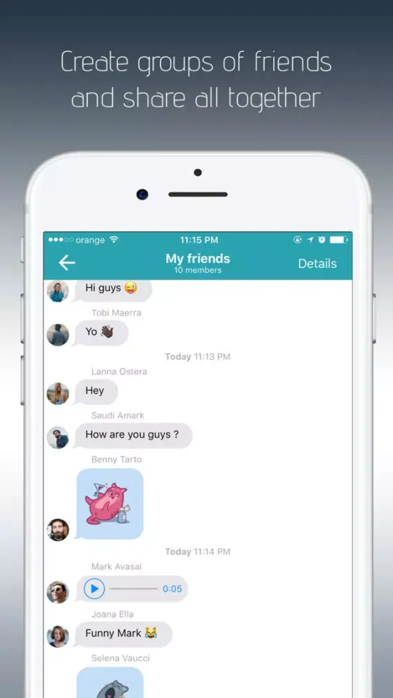 Capturas de pantalla de Messenger X
