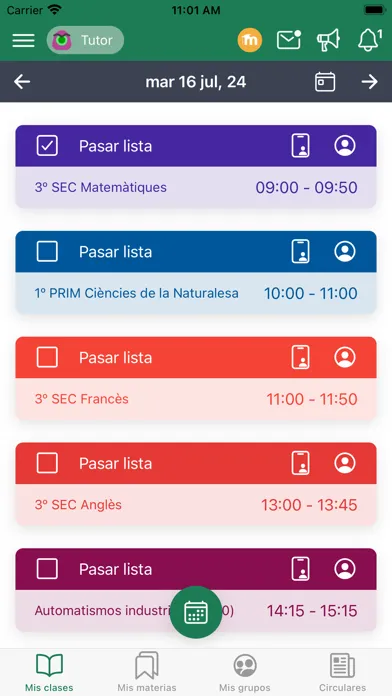 Capturas de pantalla de Esemtia Aula