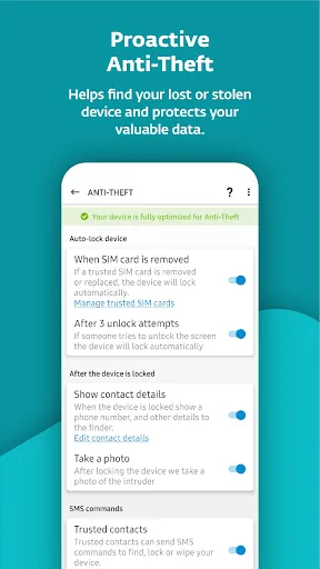 ESET Mobile Security Antivirus スクリーンショット