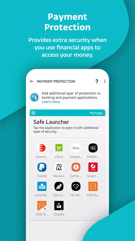 Capturas de pantalla de ESET Mobile Security Orange