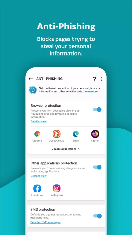 ESET Mobile Security Telekom スクリーンショット