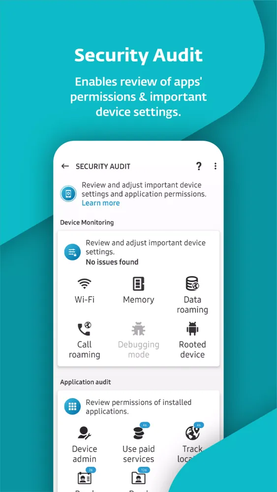 ESET Mobile Security Telekom スクリーンショット
