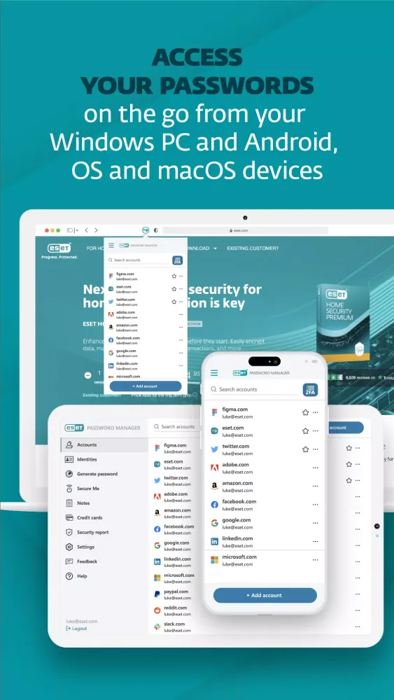 ESET Password Manager Screenshots