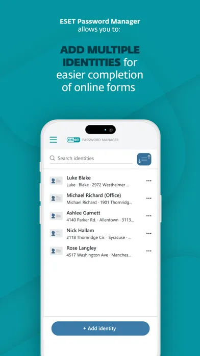 ESET Password Manager Screenshots
