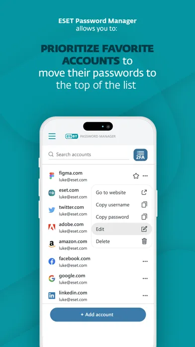 ESET Password Manager Screenshots