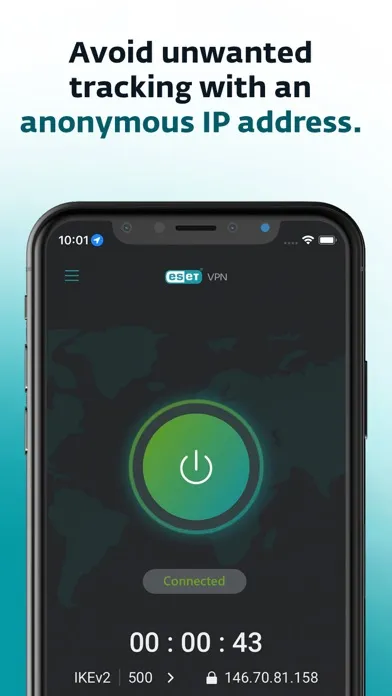 Capturas de pantalla de ESET VPN
