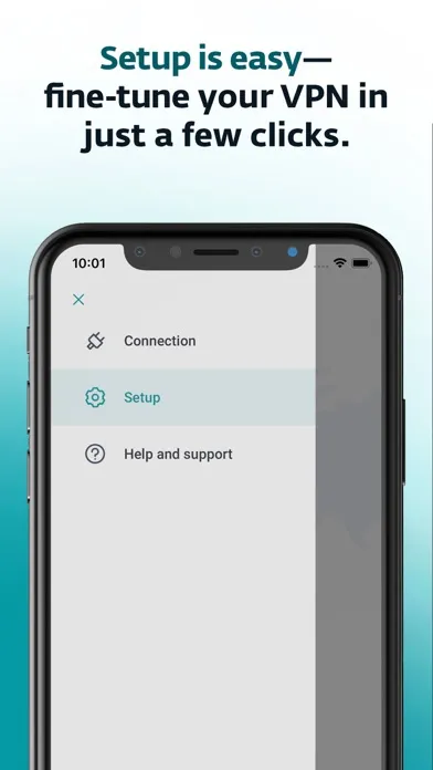 Capturas de pantalla de ESET VPN