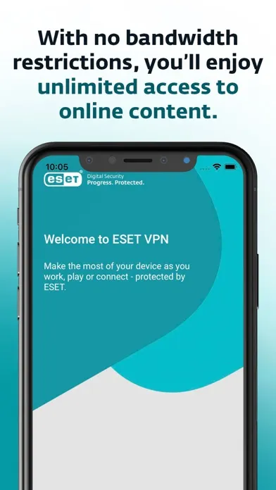 Capturas de pantalla de ESET VPN