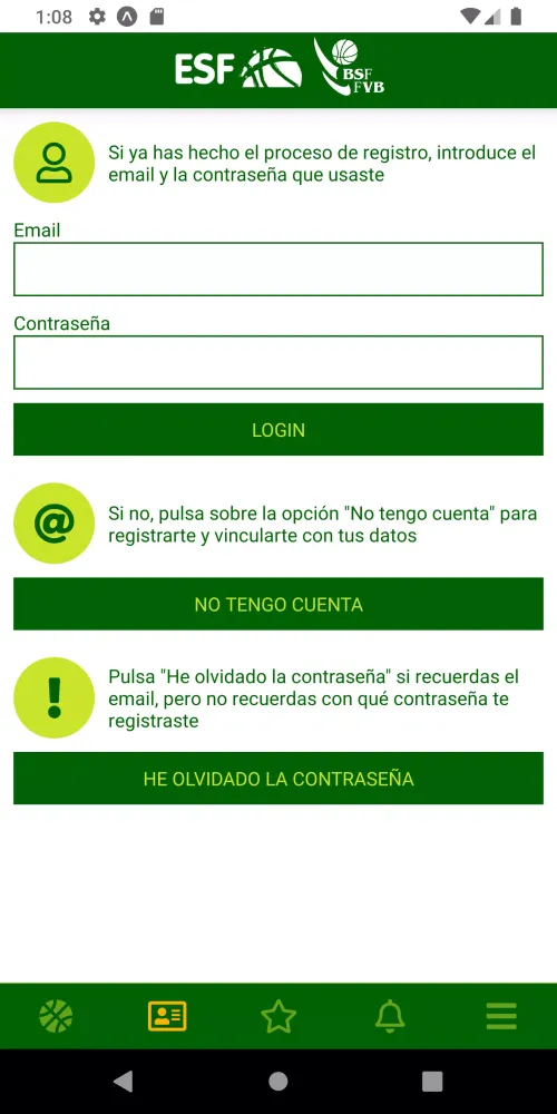 ESF سکرین شاٹس