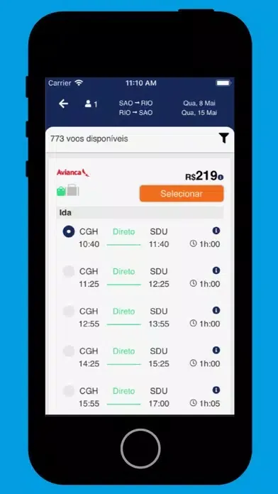 Zrzuty ekranu yzzer.com: Passagens Aéreas