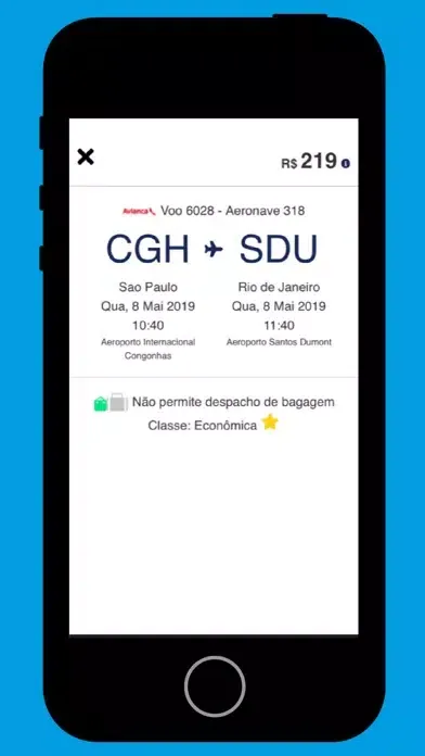 Zrzuty ekranu yzzer.com: Passagens Aéreas
