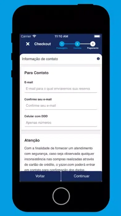 Zrzuty ekranu yzzer.com: Passagens Aéreas