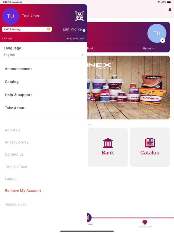 KONNECT with ANNEX iPad  Screenshots