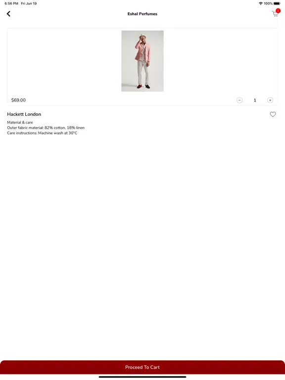 Eshal Perfumes iPad  স্ক্রিনশট