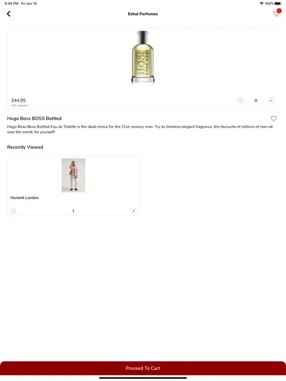 Eshal Perfumes iPad  স্ক্রিনশট